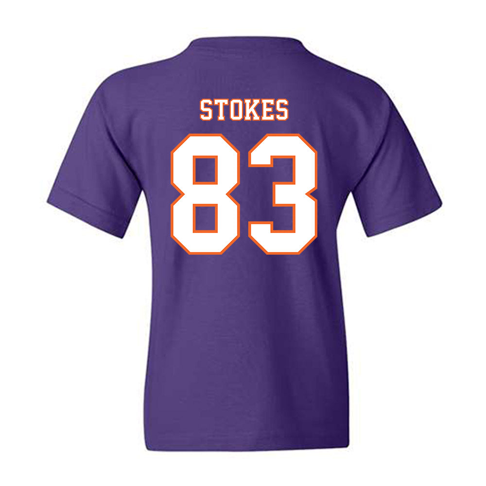 Clemson - NCAA Football : Ethan Stokes - Replica Shersey Youth T-Shirt-1