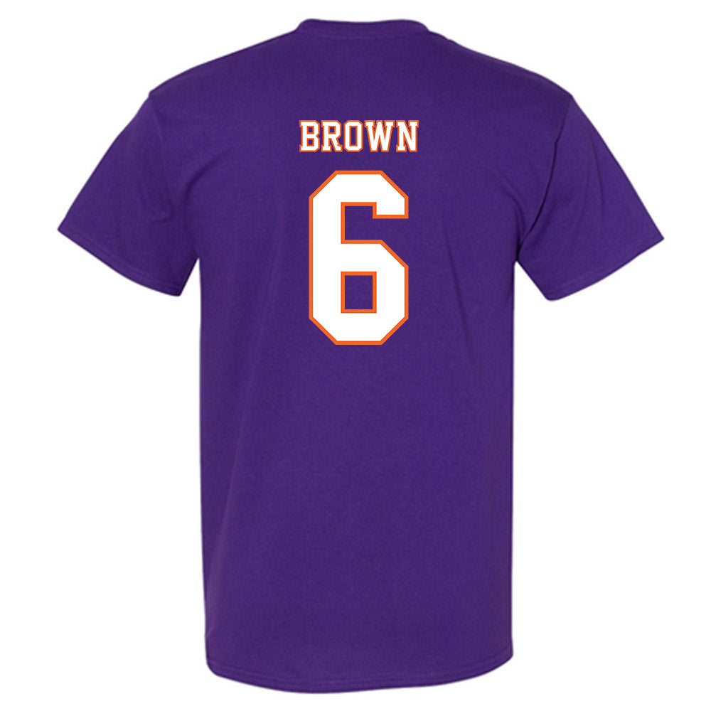 Clemson - NCAA Football : Tyler Brown - Replica Shersey T-Shirt-1