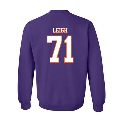 Clemson - NCAA Football : Tristan Leigh - Replica Shersey Crewneck Sweatshirt-1