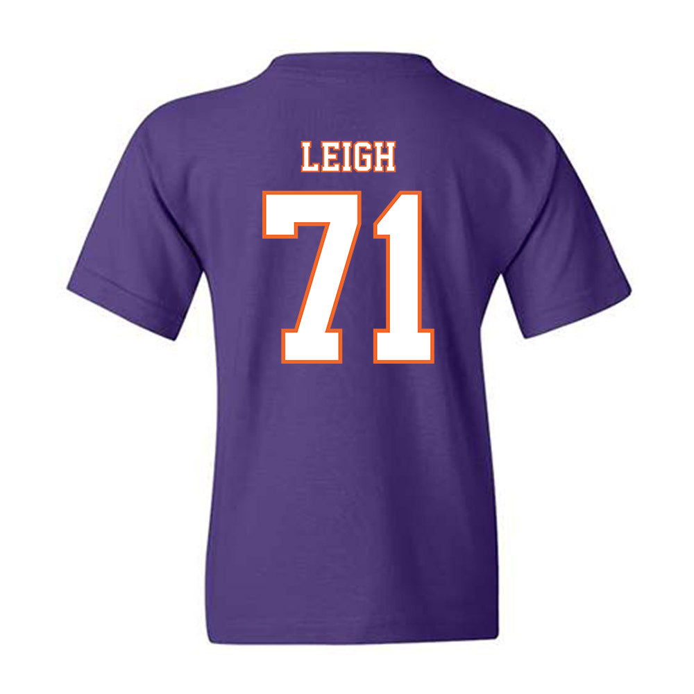 Clemson - NCAA Football : Tristan Leigh - Replica Shersey Youth T-Shirt-1
