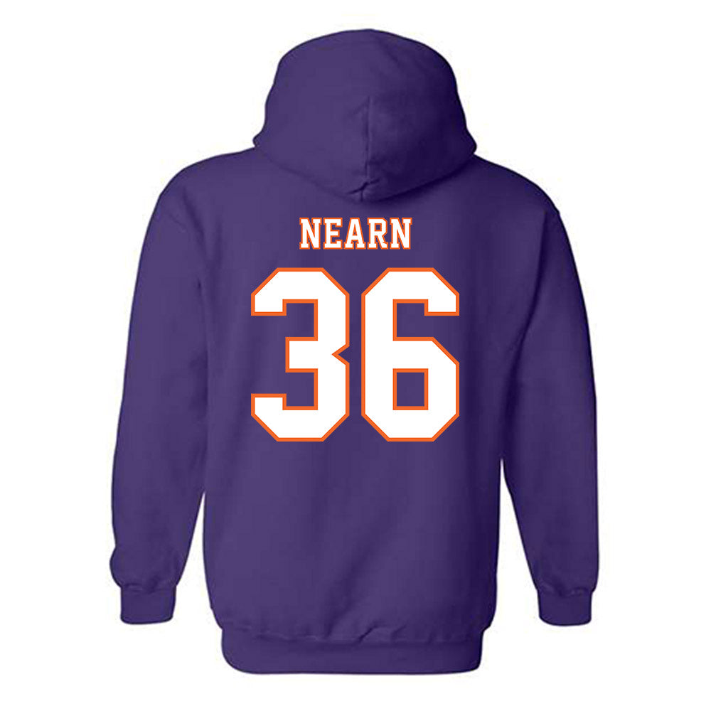 Clemson - NCAA Football : Peter Nearn - Replica Shersey Hooded Sweatshirt-1