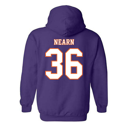 Clemson - NCAA Football : Peter Nearn - Replica Shersey Hooded Sweatshirt-1