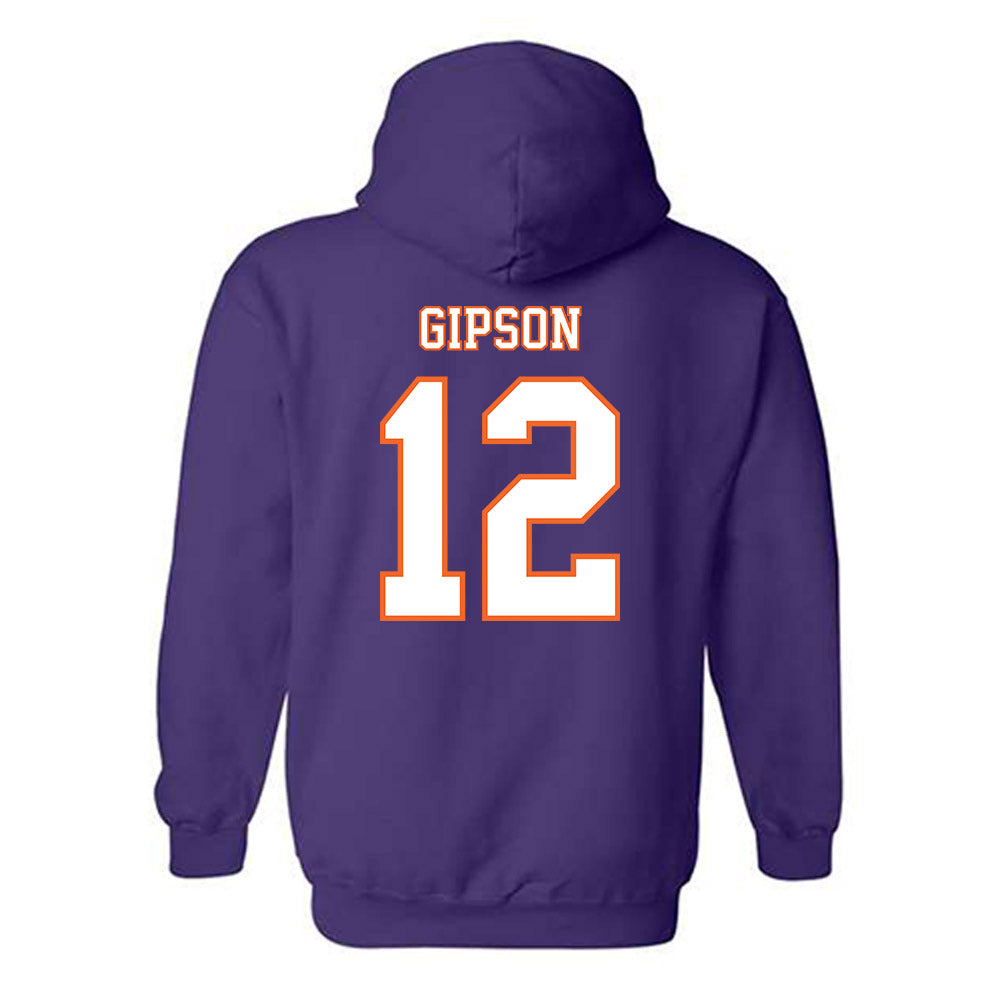 Clemson - NCAA Football : Corian Gipson - Replica Shersey Hooded Sweatshirt-1