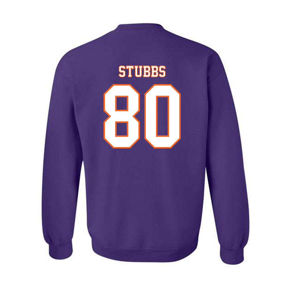 Clemson - NCAA Football : Luke Stubbs - Replica Shersey Crewneck Sweatshirt-1