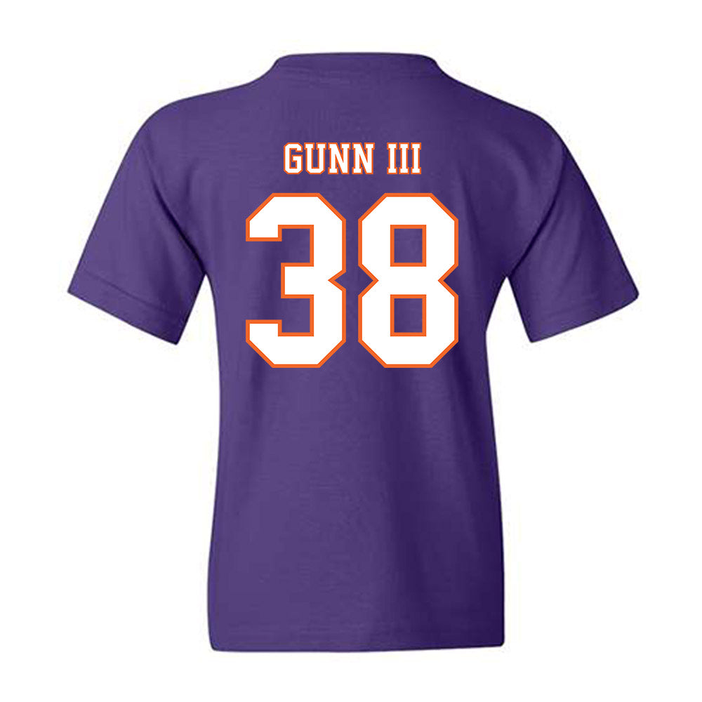 Clemson - NCAA Football : Robert Gunn III - Replica Shersey Youth T-Shirt-1