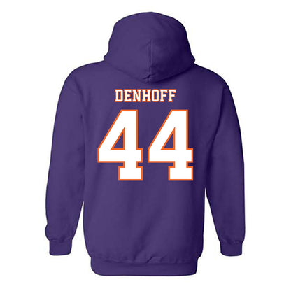 Clemson - NCAA Football : Cade Denhoff - Replica Shersey Hooded Sweatshirt-1