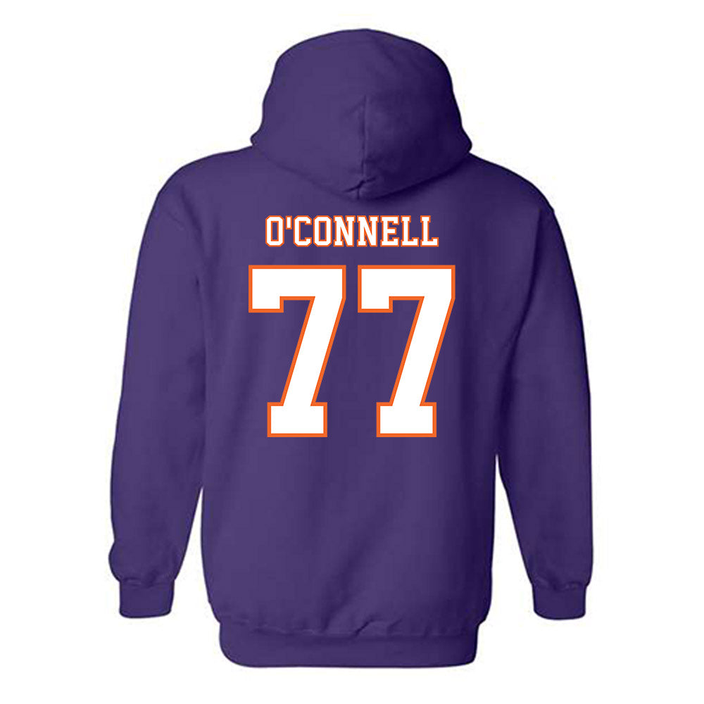 Clemson - NCAA Football : Ronan O'Connell - Replica Shersey Hooded Sweatshirt-1
