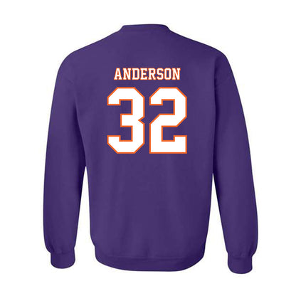 Clemson - NCAA Football : Jamal Anderson - Replica Shersey Crewneck Sweatshirt