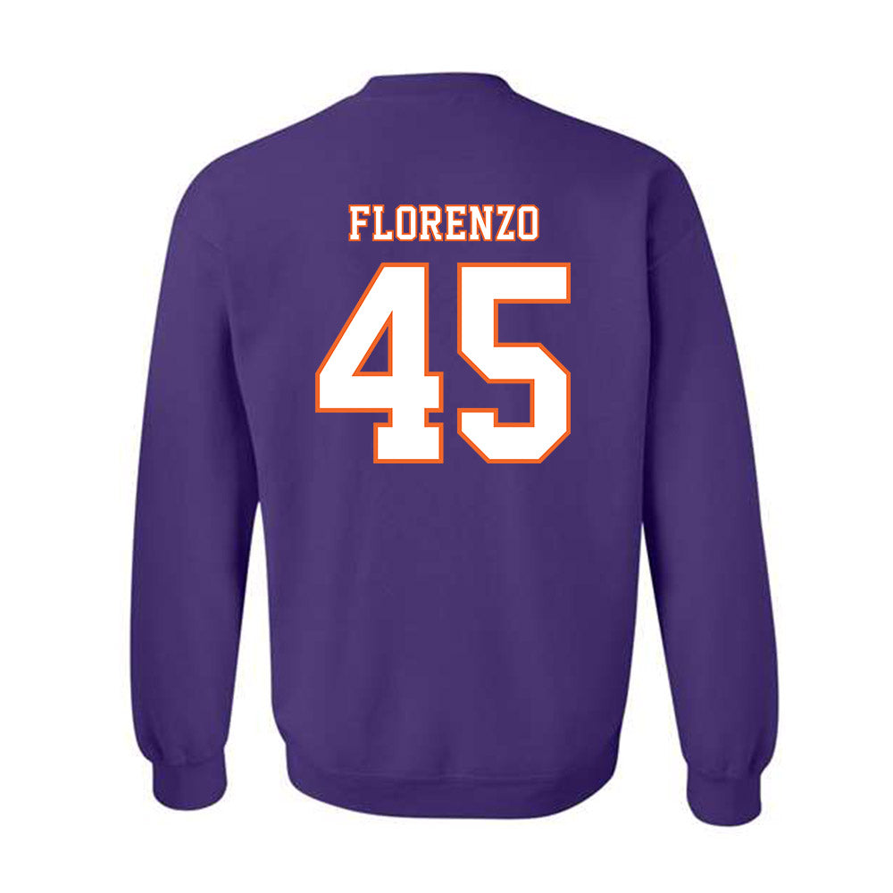 Clemson - NCAA Football : Philip Florenzo - Replica Shersey Crewneck Sweatshirt-1