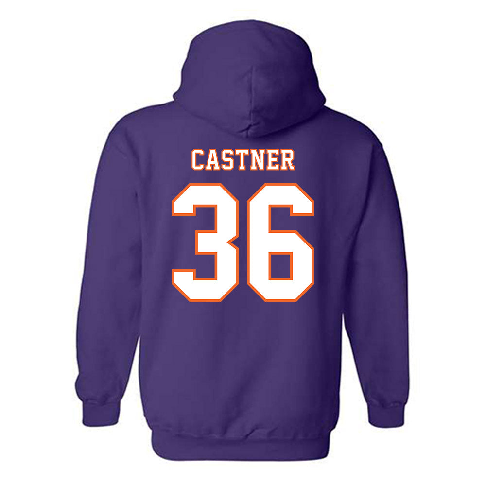 Clemson - NCAA Football : Quinn Castner - Replica Shersey Hooded Sweatshirt-1