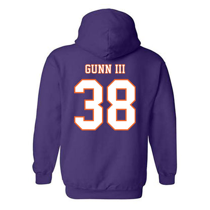 Clemson - NCAA Football : Robert Gunn III - Replica Shersey Hooded Sweatshirt-1