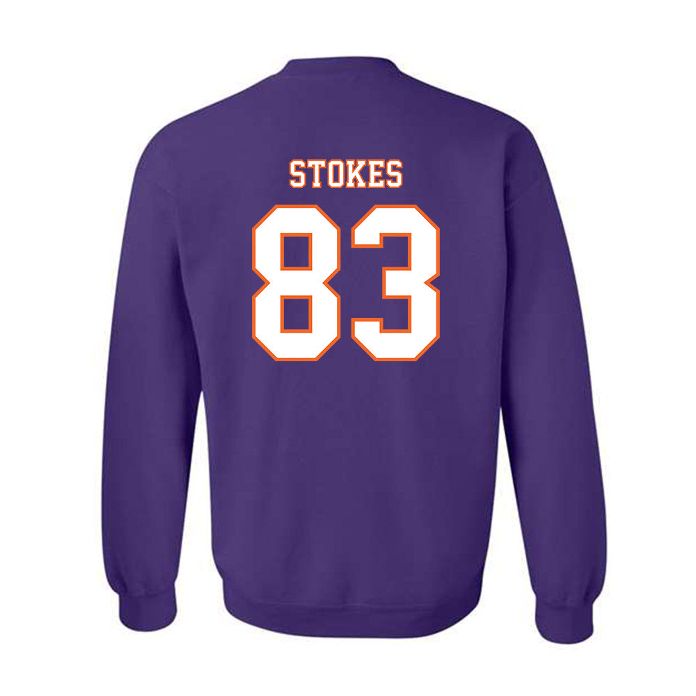 Clemson - NCAA Football : Ethan Stokes - Replica Shersey Crewneck Sweatshirt-1