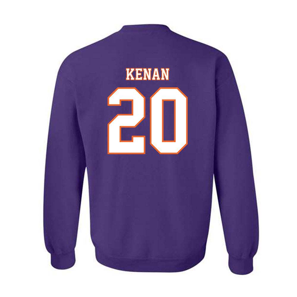 Clemson - NCAA Football : Jakarrion Kenan - Replica Shersey Crewneck Sweatshirt-1