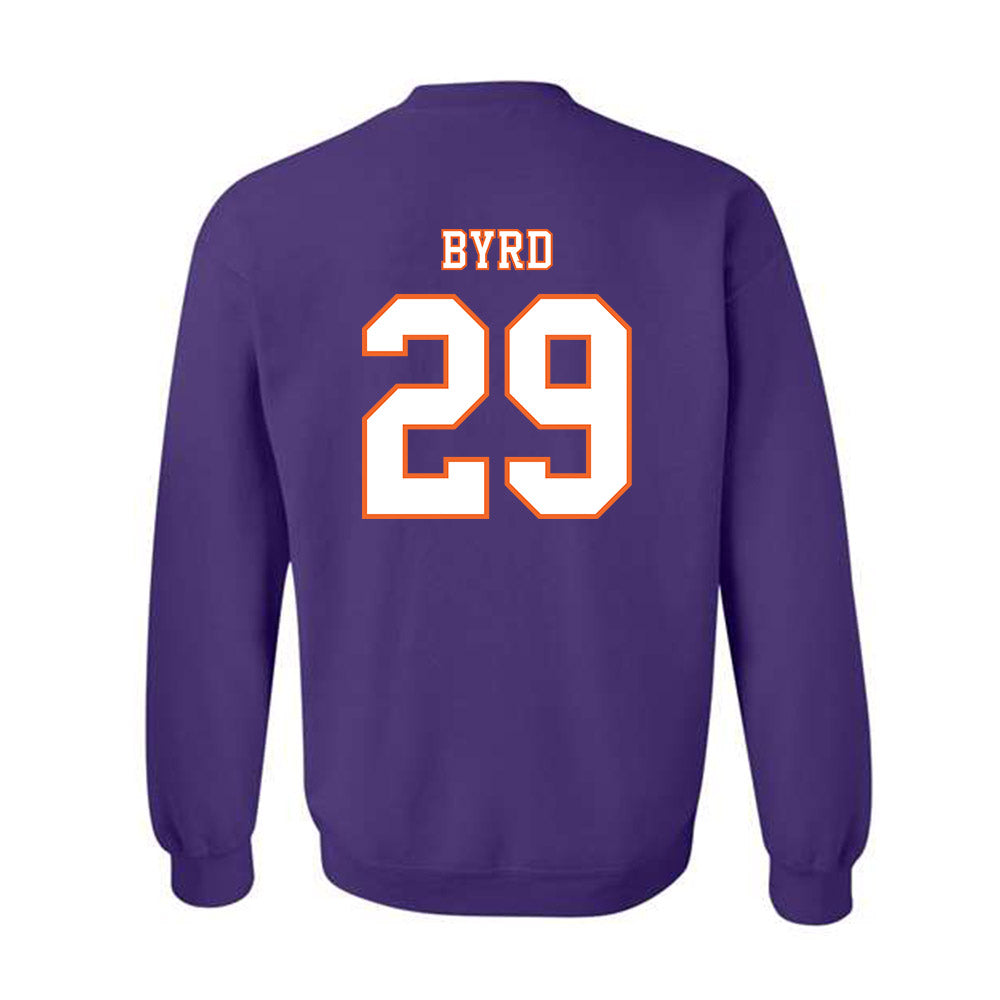 Clemson - NCAA Football : Chase Byrd - Replica Shersey Crewneck Sweatshirt-1