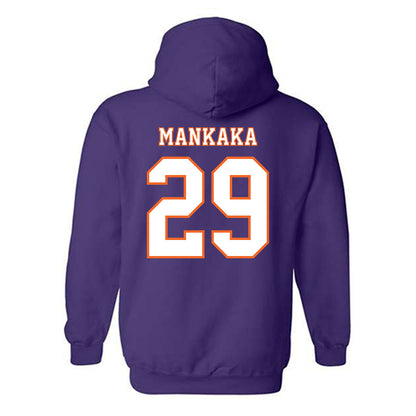 Clemson - NCAA Football : Michael Mankaka - Replica Shersey Hooded Sweatshirt-1