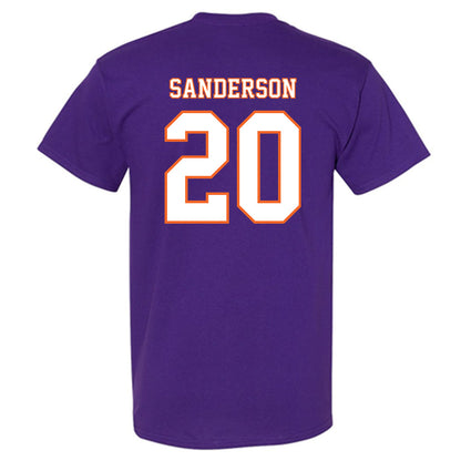 Clemson - NCAA Football : Clark Sanderson - Replica Shersey T-Shirt-1