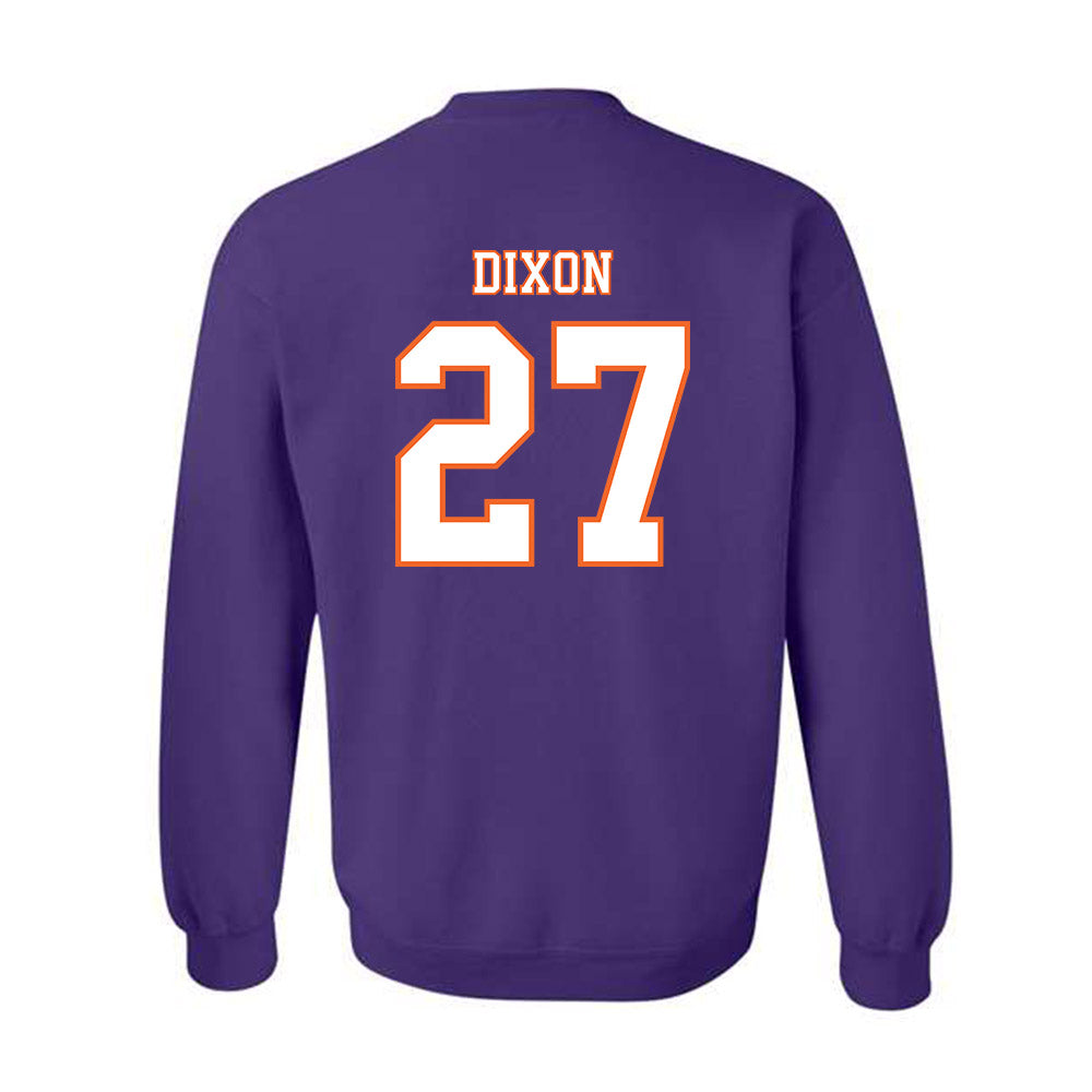 Clemson - NCAA Football : Noah Dixon - Replica Shersey Crewneck Sweatshirt-1