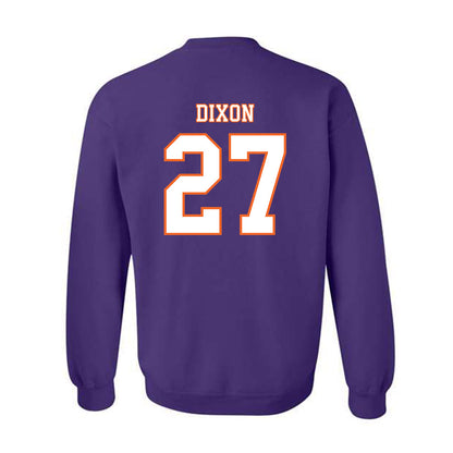 Clemson - NCAA Football : Noah Dixon - Replica Shersey Crewneck Sweatshirt-1