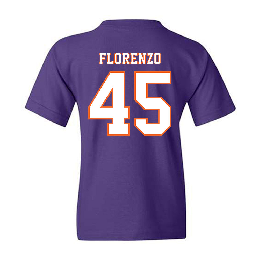 Clemson - NCAA Football : Philip Florenzo - Replica Shersey Youth T-Shirt-1