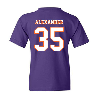 Clemson - NCAA Football : Jeremiah Alexander - Replica Shersey Youth T-Shirt-1