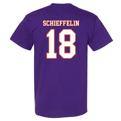 Clemson - NCAA Football : Ian Schieffelin - Replica Shersey T-Shirt-1