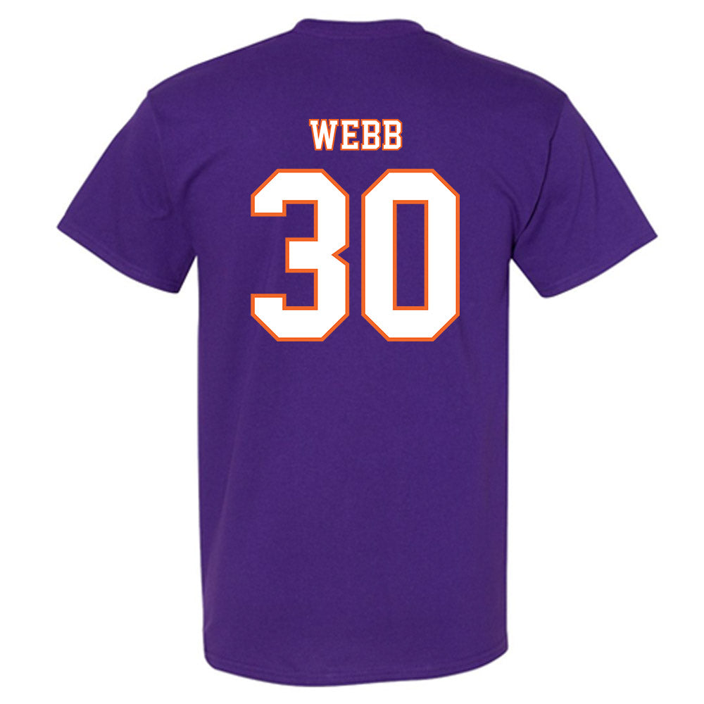 Clemson - NCAA Football : Kylen Webb - Replica Shersey T-Shirt-1