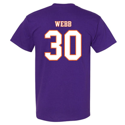 Clemson - NCAA Football : Kylen Webb - Replica Shersey T-Shirt-1