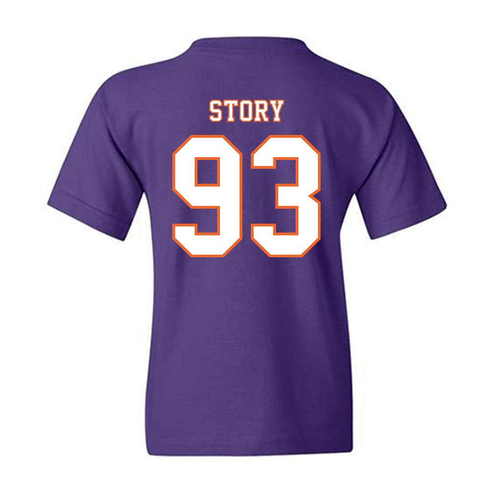 Clemson - NCAA Football : Caden Story - Replica Shersey Youth T-Shirt-1