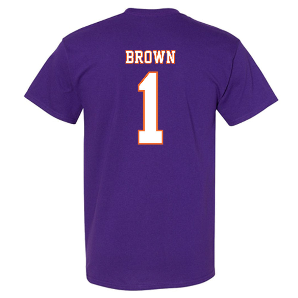 Clemson - NCAA Football : Max Brown - Replica Shersey T-Shirt-1