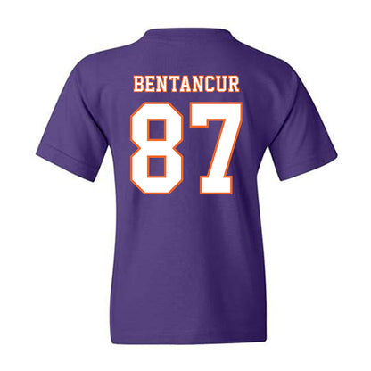 Clemson - NCAA Football : Christian Bentancur - Replica Shersey Youth T-Shirt-1