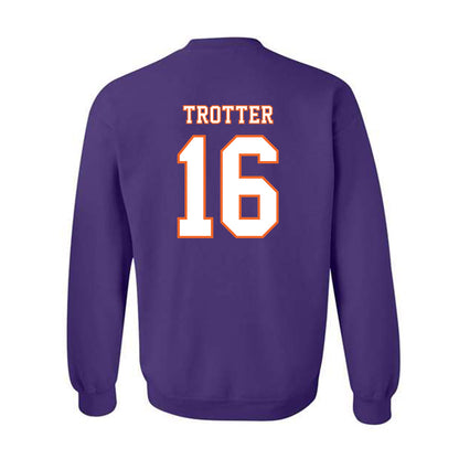 Clemson - NCAA Football : Cade Trotter - Replica Shersey Crewneck Sweatshirt-1