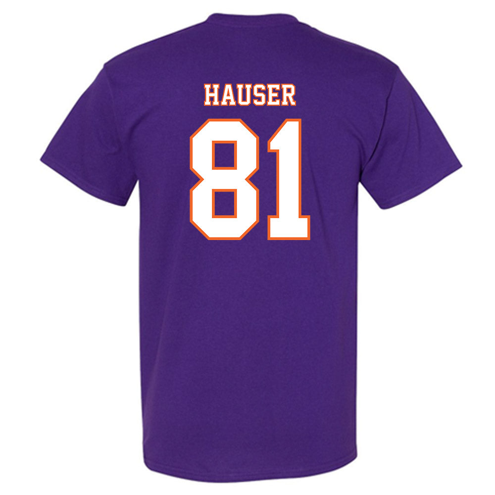 Clemson - NCAA Football : Nolan Hauser - Replica Shersey T-Shirt-1