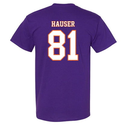 Clemson - NCAA Football : Nolan Hauser - Replica Shersey T-Shirt-1