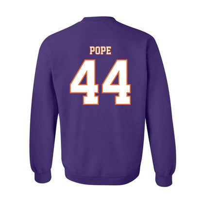 Clemson - NCAA Football : Banks Pope - Replica Shersey Crewneck Sweatshirt-1