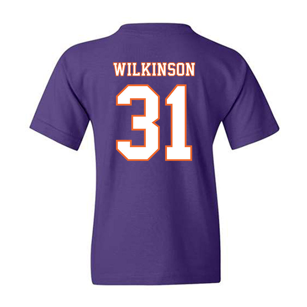 Clemson - NCAA Football : Joe Wilkinson - Replica Shersey Youth T-Shirt-1