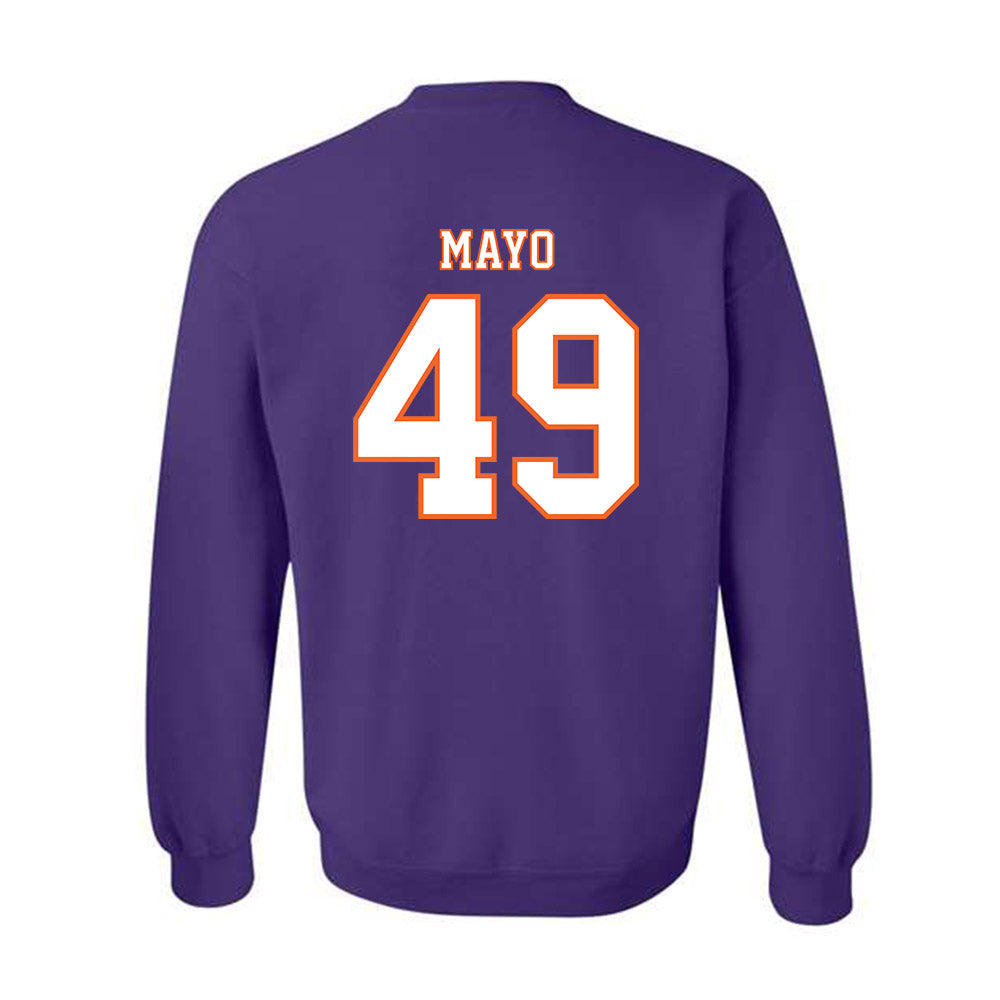 Clemson - NCAA Football : Darien Mayo - Replica Shersey Crewneck Sweatshirt-1