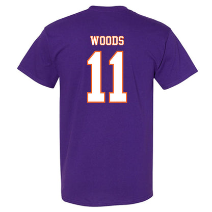 Clemson - NCAA Football : Peter Woods - Replica Shersey T-Shirt-1