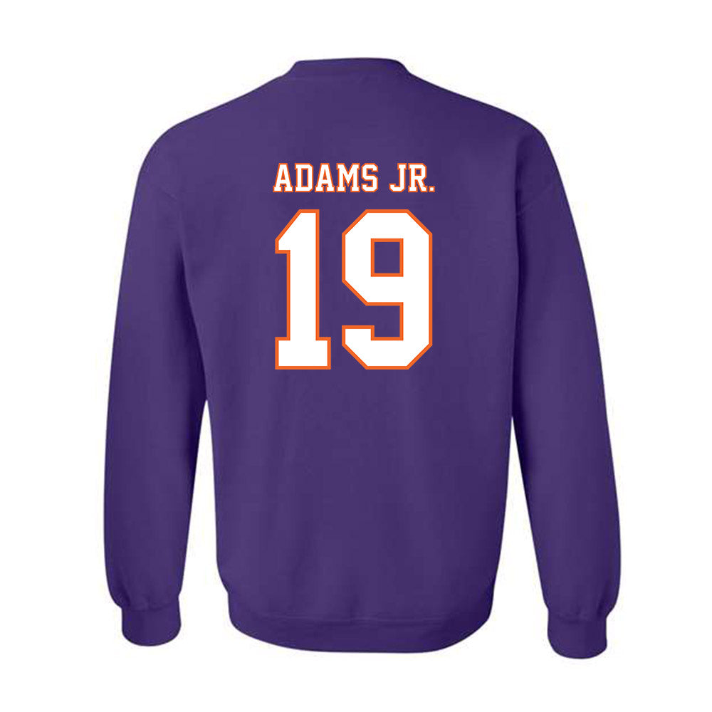 Clemson - NCAA Football : Keith Adams Jr. - Replica Shersey Crewneck Sweatshirt-1