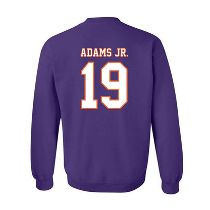 Clemson - NCAA Football : Keith Adams Jr. - Replica Shersey Crewneck Sweatshirt-1