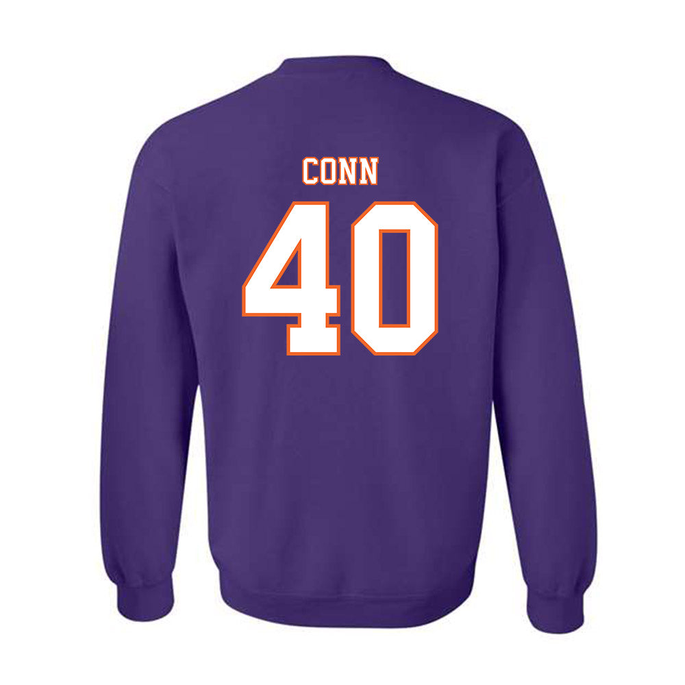 Clemson - NCAA Football : Brodey Conn - Replica Shersey Crewneck Sweatshirt-1