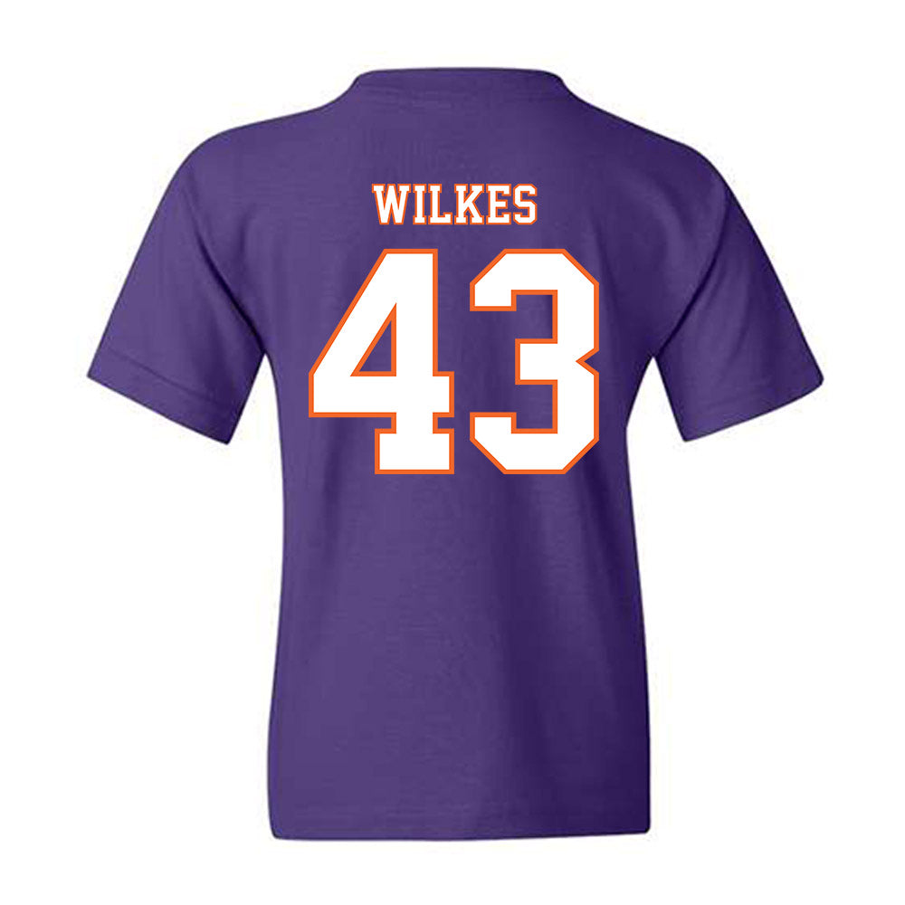 Clemson - NCAA Football : Billy Wilkes - Replica Shersey Youth T-Shirt-1
