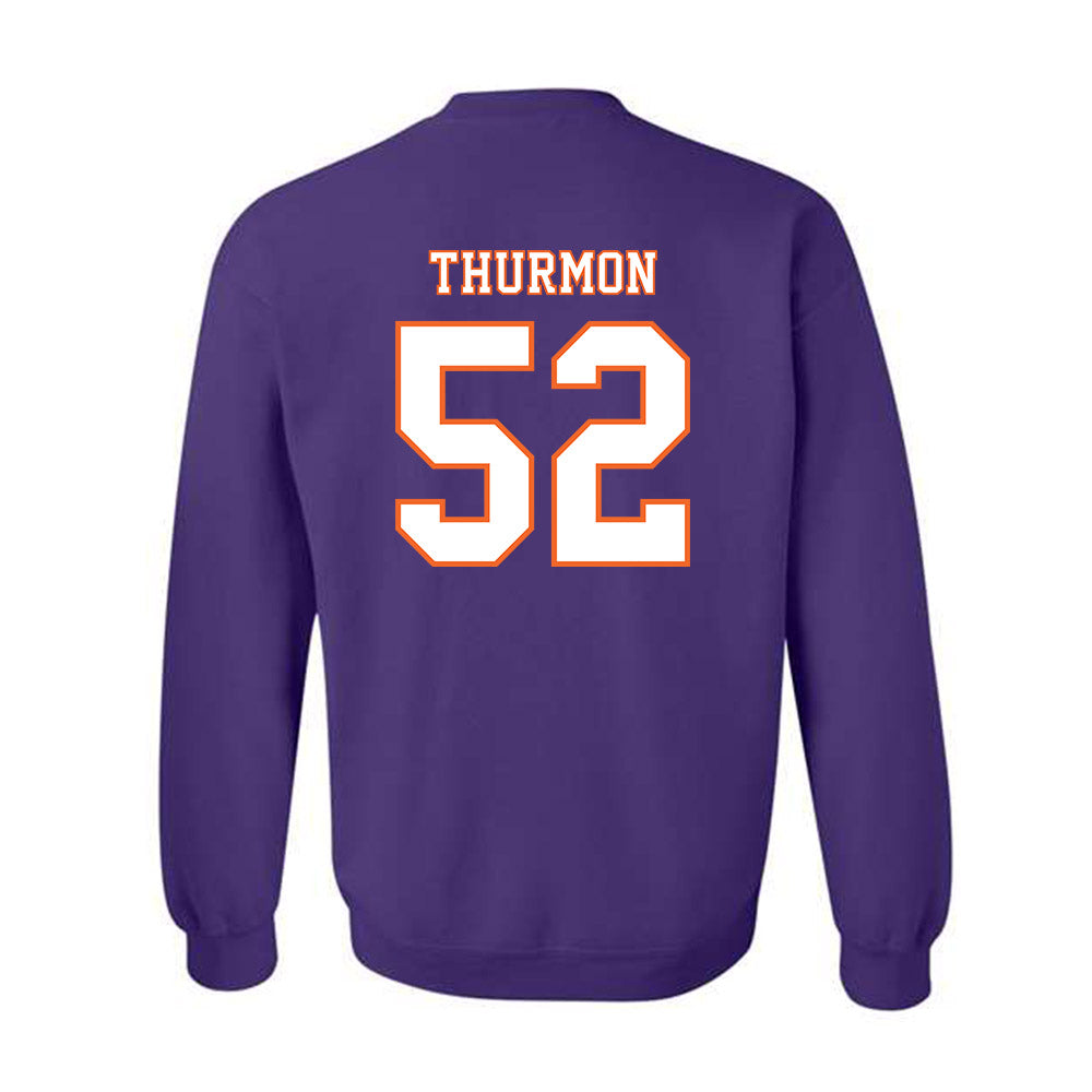 Clemson - NCAA Football : Elyjah Thurmon - Replica Shersey Crewneck Sweatshirt