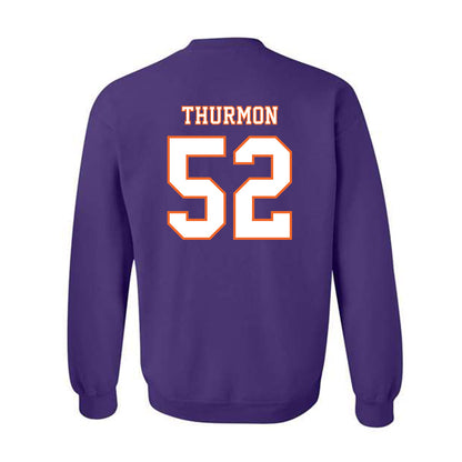 Clemson - NCAA Football : Elyjah Thurmon - Replica Shersey Crewneck Sweatshirt