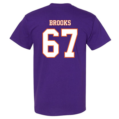Clemson - NCAA Football : Nathan Brooks - Replica Shersey T-Shirt-1