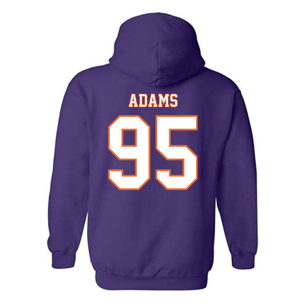 Clemson - NCAA Football : Amare Adams - Replica Shersey Hooded Sweatshirt-1