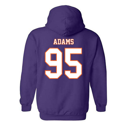 Clemson - NCAA Football : Amare Adams - Replica Shersey Hooded Sweatshirt-1
