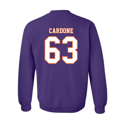 Clemson - NCAA Football : Dominic Cardone - Replica Shersey Crewneck Sweatshirt