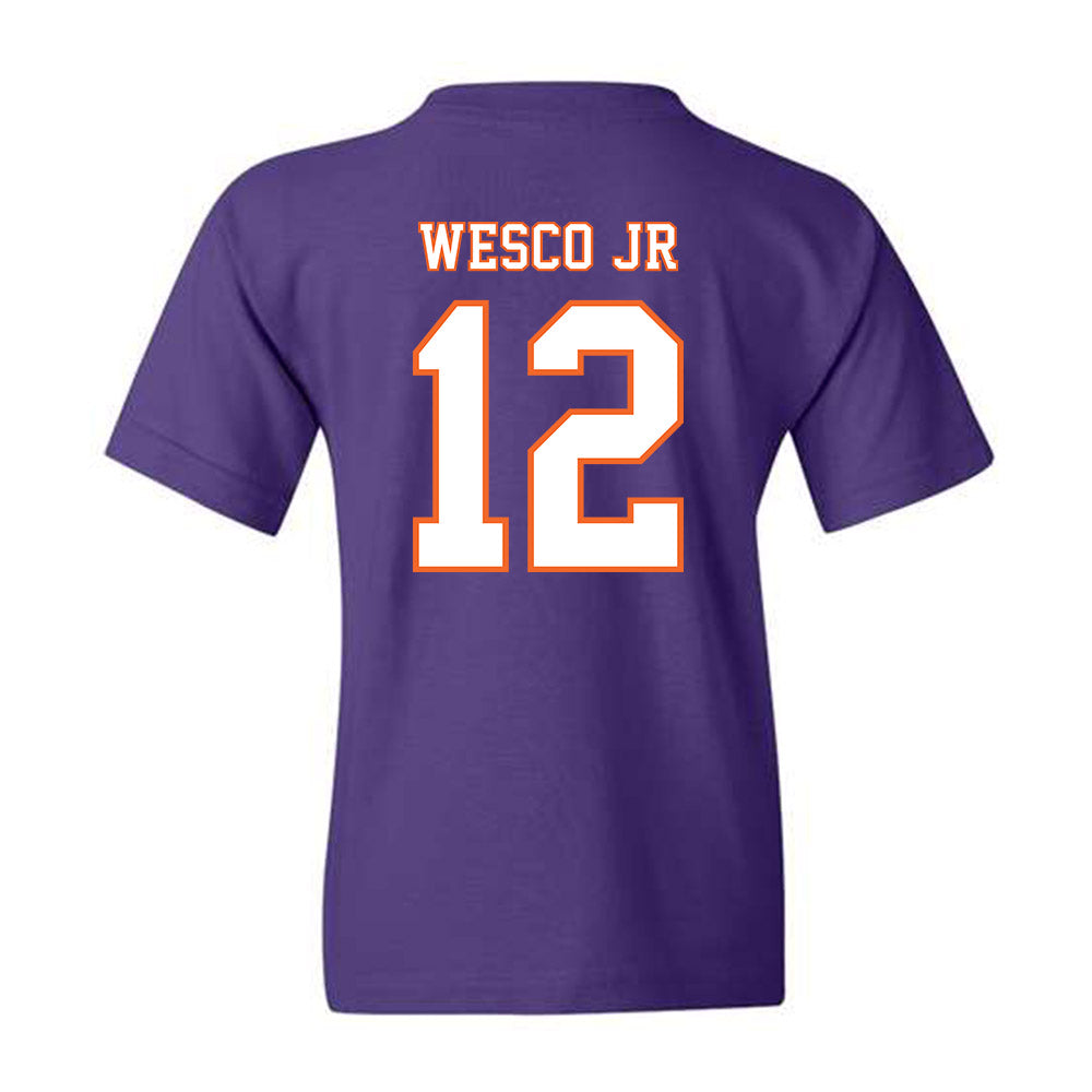 Clemson - NCAA Football : Bryant Wesco Jr - Replica Shersey Youth T-Shirt