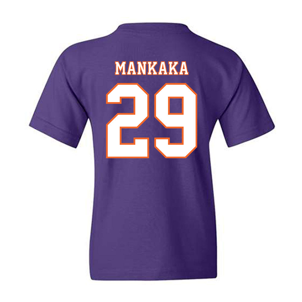 Clemson - NCAA Football : Mike Mankaka - Replica Shersey Youth T-Shirt-1