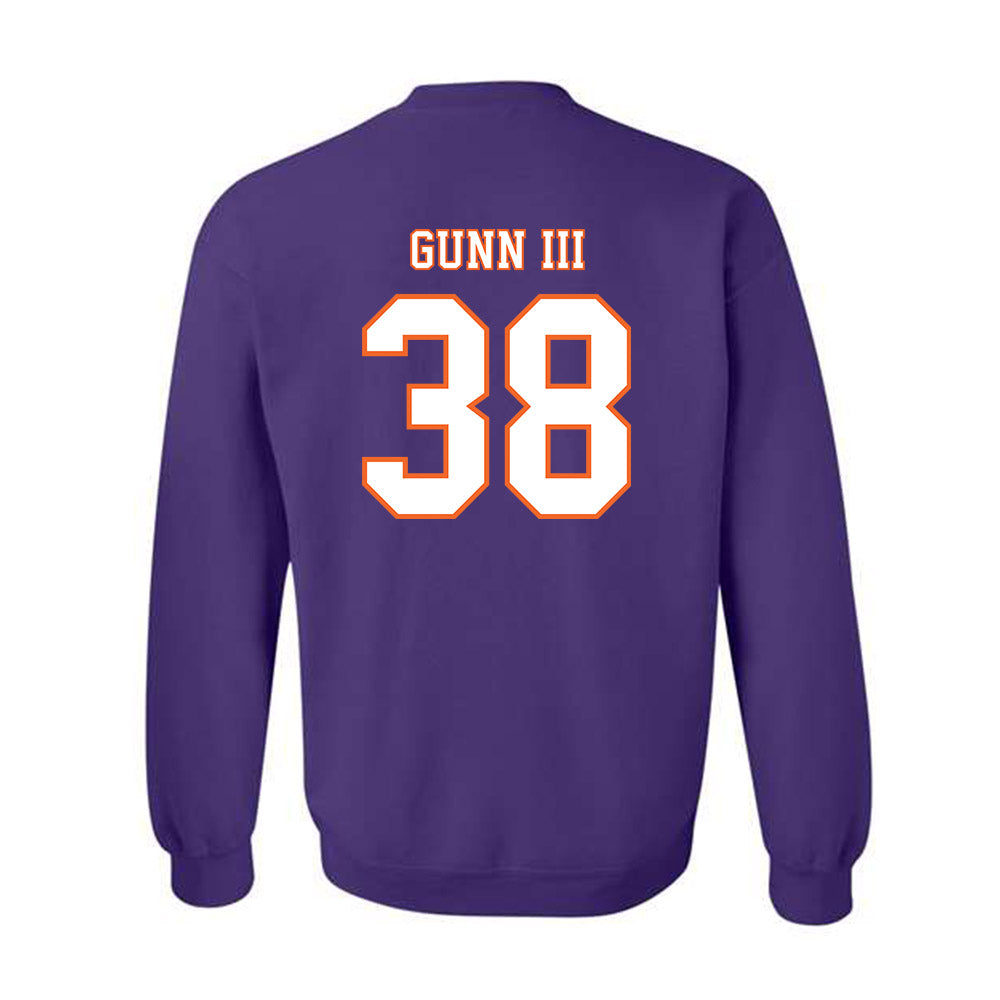 Clemson - NCAA Football : Robert Gunn III - Replica Shersey Crewneck Sweatshirt-1